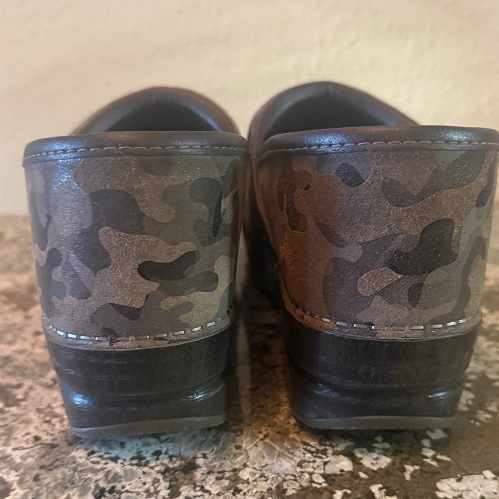 Dansko Camouflage Slip-On Clogs - Picture 4 of 4